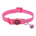 Collar Deo Cat para Gato - Rosa Flúo con Cascabel