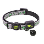 Collar Deo Cat para Gato - Estampado Calavera Verde